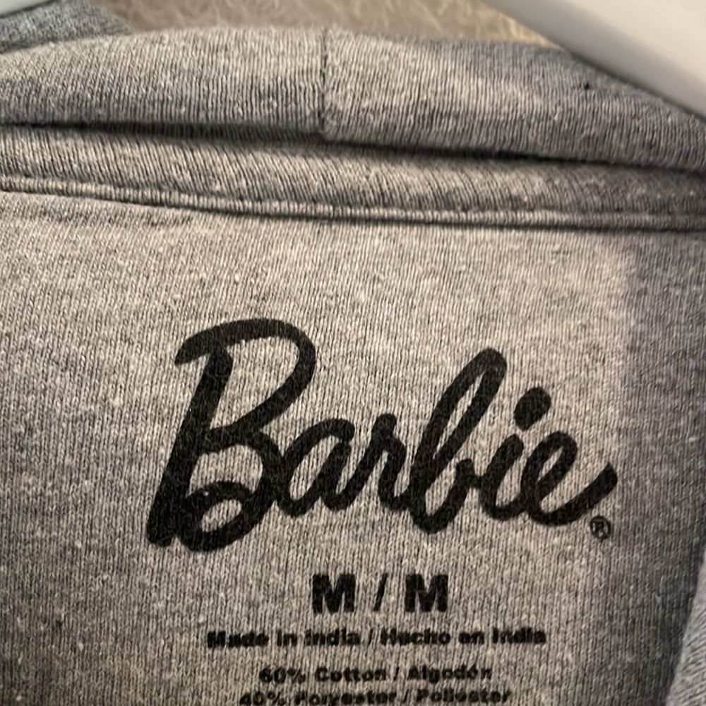 Gray Barbie hooded sweatshirt - Picture 4 of 7